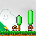 The Simpsons in Mario World
